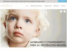 Tablet Screenshot of nanalunadecoracion.com